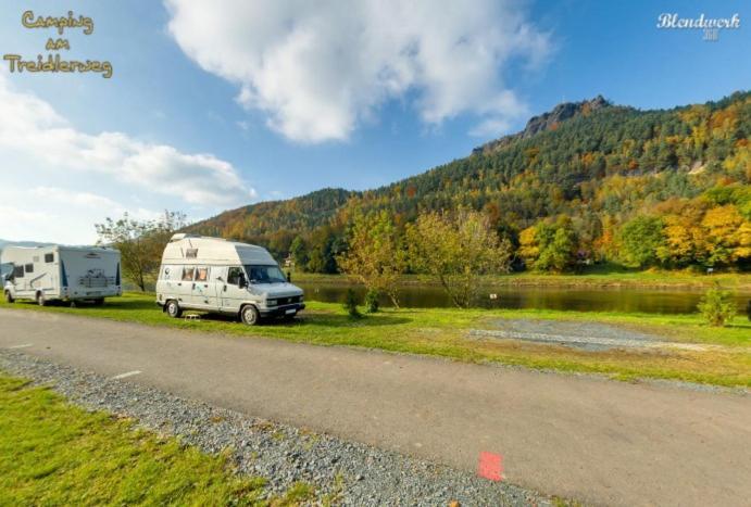 Campingplatz Am Treidlerweg Königstein an der Elbe Eksteriør bilde