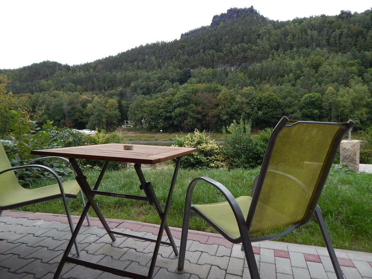 Campingplatz Am Treidlerweg Königstein an der Elbe Eksteriør bilde